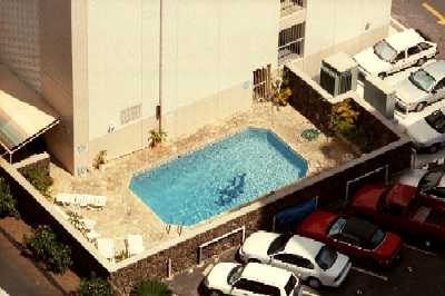 Sunset Towers, Swimming Pool, Honolulu, Hawaii condominium sales