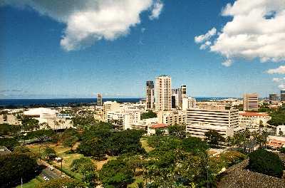 Admiral Thomas, View from Upper Level Floor, Honolulu, Hawaii condominium sales