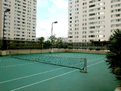 Honolulu Park Place, Recreation Deck - Tennis Court, Honolulu, Hawaii condominium sales