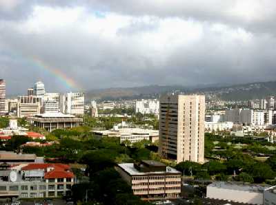 Imperial Plaza, Downtown Honolulu View from Upper Floor, Honolulu, Hawaii condominium sales