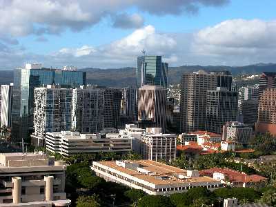 One Waterfront Towers, View - Downtown Honolulu, Honolulu, Hawaii condominium sales