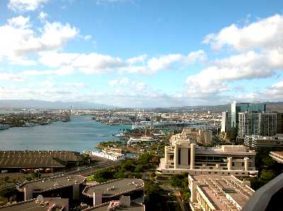 One Waterfront Towers, View - Honolulu Harbor, Honolulu, Hawaii condominium sales