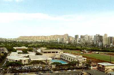 Ala Wai Plaza Skyrise, View of Iolani School & Diamond Head, Honolulu, Hawaii condominium sales