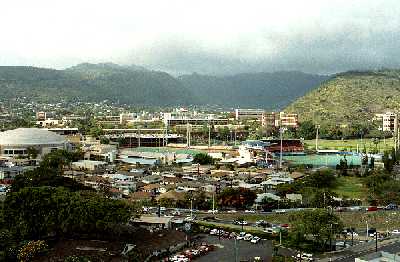 Contessa, View of University of Hawaii from Upper Floor, Honolulu, Hawaii condominium sales