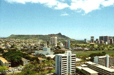 Contessa, View of Diamond Head from Upper Floor, Honolulu, Hawaii condominium sales