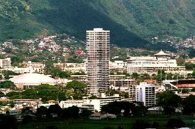 Contessa, View of Building from Waikiki,Honolulu, Hawaii condominium sales