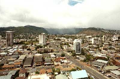 Marco Polo, Mountain View from Upper Floor, Honolulu, Hawaii condominium sales