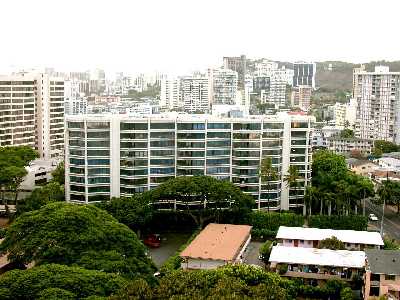 Punahou Cliffs, View of Punahou Cliffs from Palo Alto, Honolulu, Hawaii condominium sales