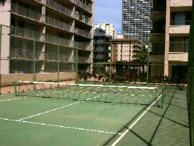 Aloha Towers, Paddle Tennis, Honolulu, Hawaii condominium sales