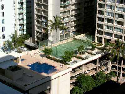 Aloha Towers, Ewa Tower Recreation Deck, Honolulu, Hawaii condominium sales