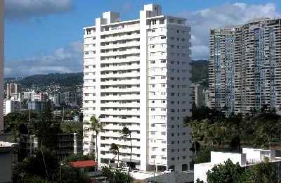 Twin Towers, View from Four Paddle CondominiumAHonolulu, Hawaii condominium sales