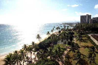 Waikiki Shore, Duke Kahanamouku Beach View, Honolulu, Hawaii condominium sales