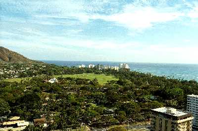 Diamond Head Vista, Honolulu, View from Upper Level Floor, Honolulu, Hawaii condominium sales