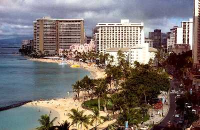 Foster Tower, View from Upper Floor, Honolulu, Hawaii condominium sales