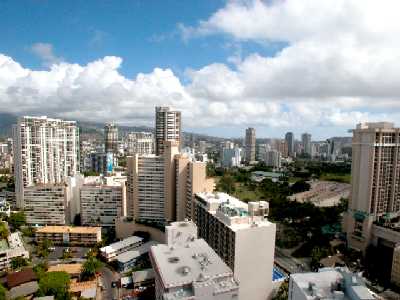 Discovery Bay, Mountain View from Upper Floor "14" Unit, Honolulu, Hawaii condominium sales