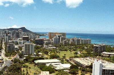 Waipuna, Waikiki View from Penthouse Unit, Honolulu, Hawaii condominium sales